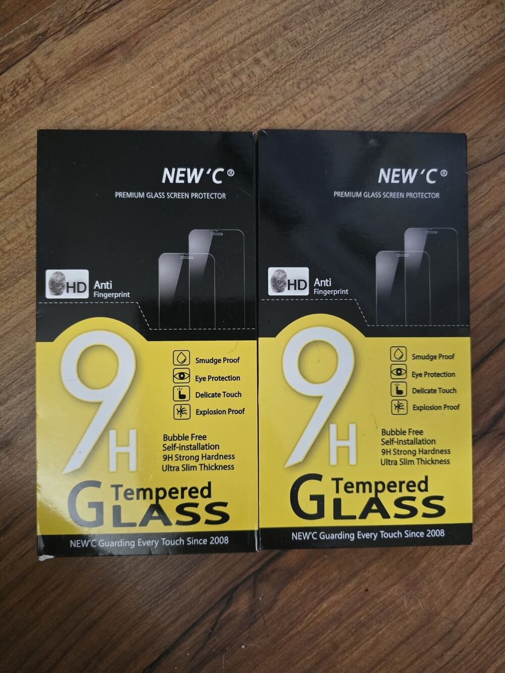 NEW'C 4 Pack, 2 Pack Screen Protector for iPhone 15 Pro Max [6.7 inch] +2 Pk s32